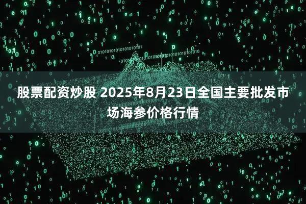 股票配资炒股 2025年8月23日全国主要批发市场海参价格行情